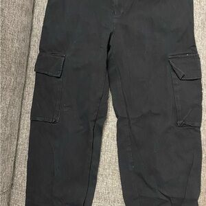 SHEIN Black Cargo Pants Relaxed Fit